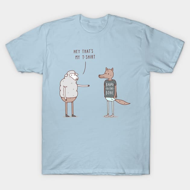 Wolf in Sheep's Clothing T-Shirt by Haasbroek